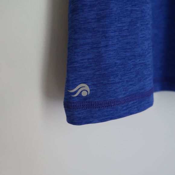 Ideology Women's Heathered Keyhole-Back Tank Top - Picture 4 of 7